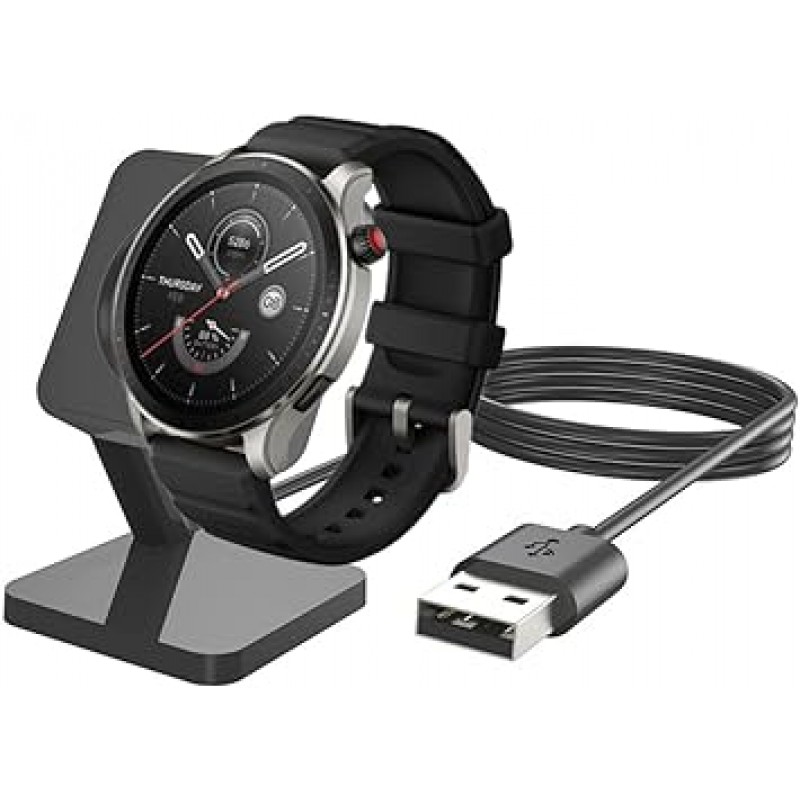 SHEAWA Amazfit GTR 4 충전기 스탠드 홀더 GTR 3/GTR 3 PRO 충전기 USB 충전 액세서리