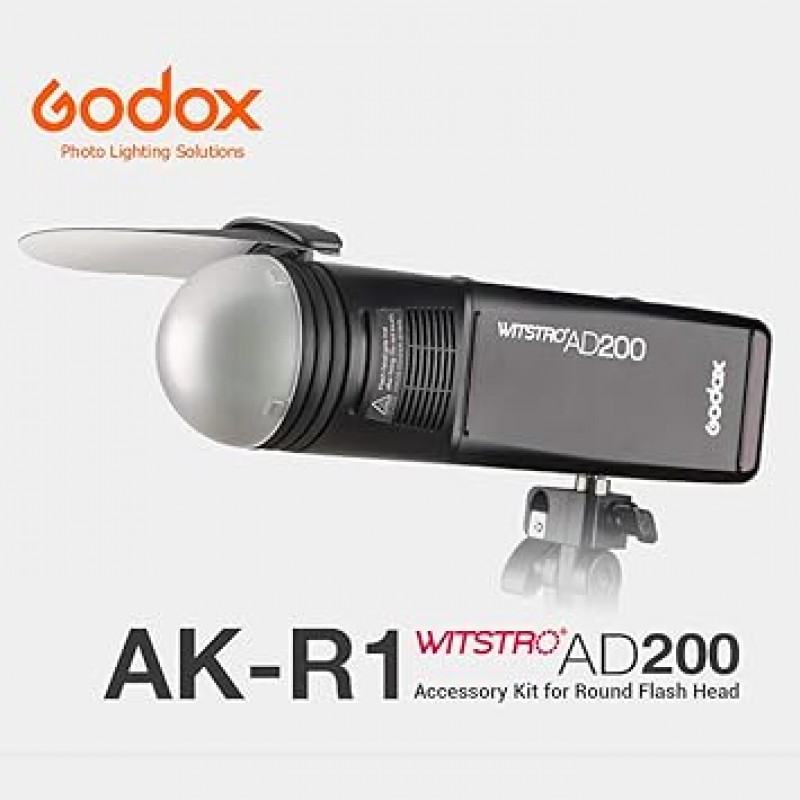 AD200 및 AD200 Pro 및 V1 플래시용 Godox AK-R1 세트 H200R 액세서리 키트 [병행 수입]