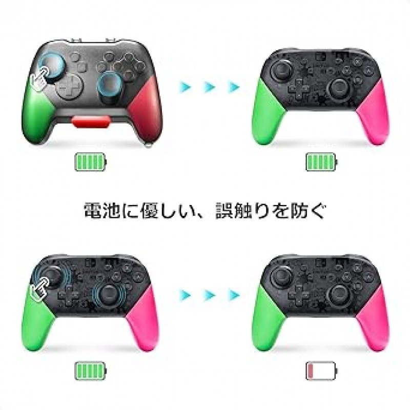 Tomtoc Pro 컨트롤러 케이스, Switch Pro Con용, 보관용 하드 케이스, 낙하 테스트 완료, 휴대용 케이스, 전체 보호, 방진, 충전 지원, 스트랩 구멍 포함