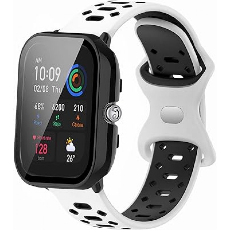 Amazfit GTS 4 Mini용 SHEAWA 밴드, 3가지 색상, 교체용 밴드, GTS 2 미니 실리콘 밴드, 통기성, 교체용 벨트, 액세서리(Type-C)