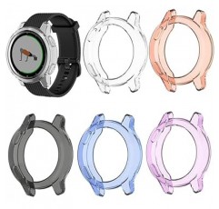 Garmin Vivoactive 4S 케이스, Garmin Vivoactive 4S, 보호 케이스 커버, Sooyeeh Soft TPU, 반투명 프로텍터 커버, 충격 방지, 얇은, 경량, 지문 방지, 황변 방지, 액세서리, 5가지 색상 사용 가능