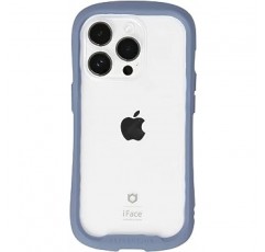 iFace Reflection iPhone 14 Pro 케이스, 투명 강화 유리, 페일 블루, 커버, iPhone 14 Pro용, 내충격성, 투명, 스트랩 홀