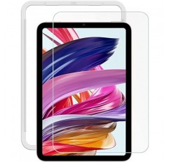 NIMASO NTB21H295 iPad Mini 6, iPad Mini(6세대)용 유리 필름, 강화 유리, 보호 필름, 카메라 구멍 없음, 가이드 프레임