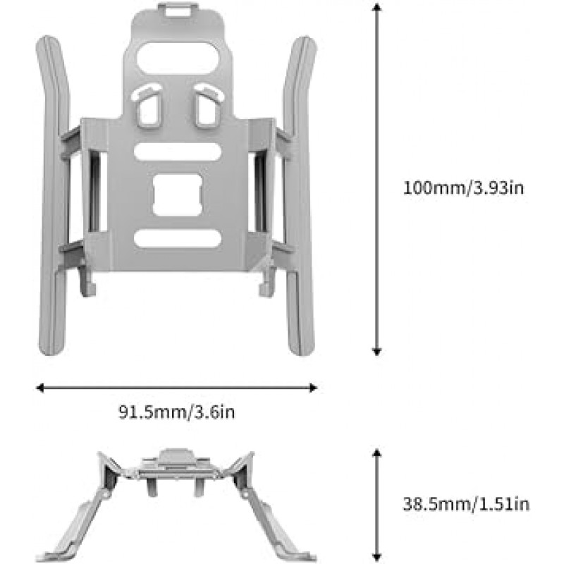 DJI Mini 3 랜딩 기어 가드용 랜딩 기어 접이식 랜딩 기어 Mini3 액세서리 높이 35mm