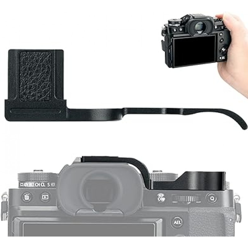 Fujifilm X-T5 X-T4 X-T3 XT5 XT4 XT3 카메라 용 JJC 엄지 그립 엄지 받침대 설치가 쉽고 카메라 고정력이 향상됩니다.