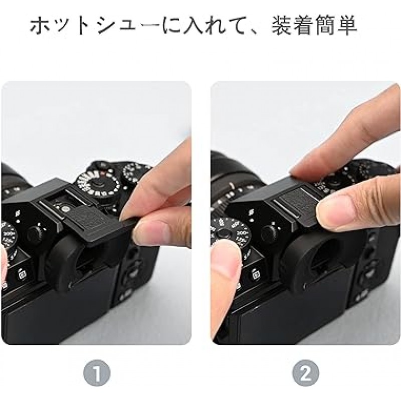 Fujifilm X-T5 X-T4 X-T3 XT5 XT4 XT3 카메라 용 JJC 엄지 그립 엄지 받침대 설치가 쉽고 카메라 고정력이 향상됩니다.