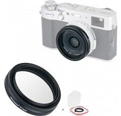 PROfezzion UV 필터 Fujifilm X100V X100F X100T X100T X100S X100 렌즈 필터 보호기, 390nm, UV 흡수, L39 MC, 방수, 내유성, 렌즈 보호, 필터 케이스 포함, 검정색과 호환 가능