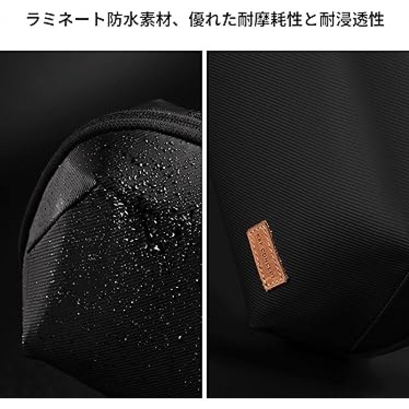K&F 컨셉 가젯파우치, 가젯수납가방, 가젯케이스, 거싯수납파우치, 대용량, 소형, 콤팩트, 디지털수납케이스, 발수, 편의용품, 여행, 출장, 업무, 소형물품, 컴퓨터액세서리수납파우치, 블랙 , 현대의