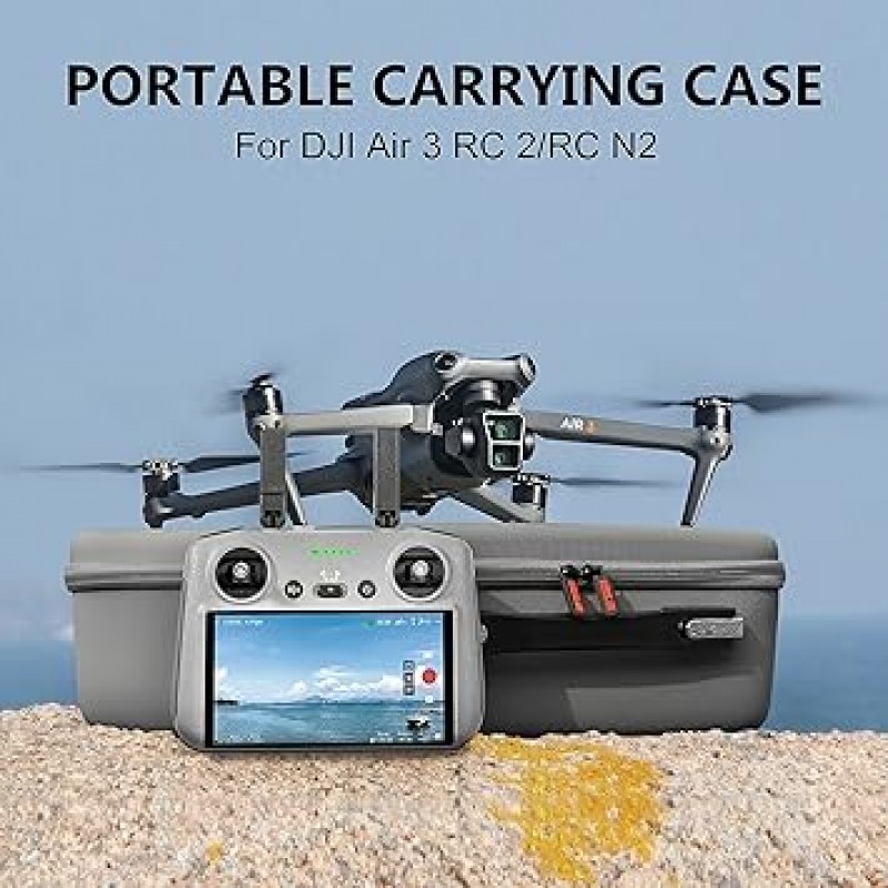 STARTRC Air 3 캐리 케이스 휴대용 여행 어깨 가방 DJI Air 3 (DJI RC 2 / RC-N2) 무인 항공기 액세서리