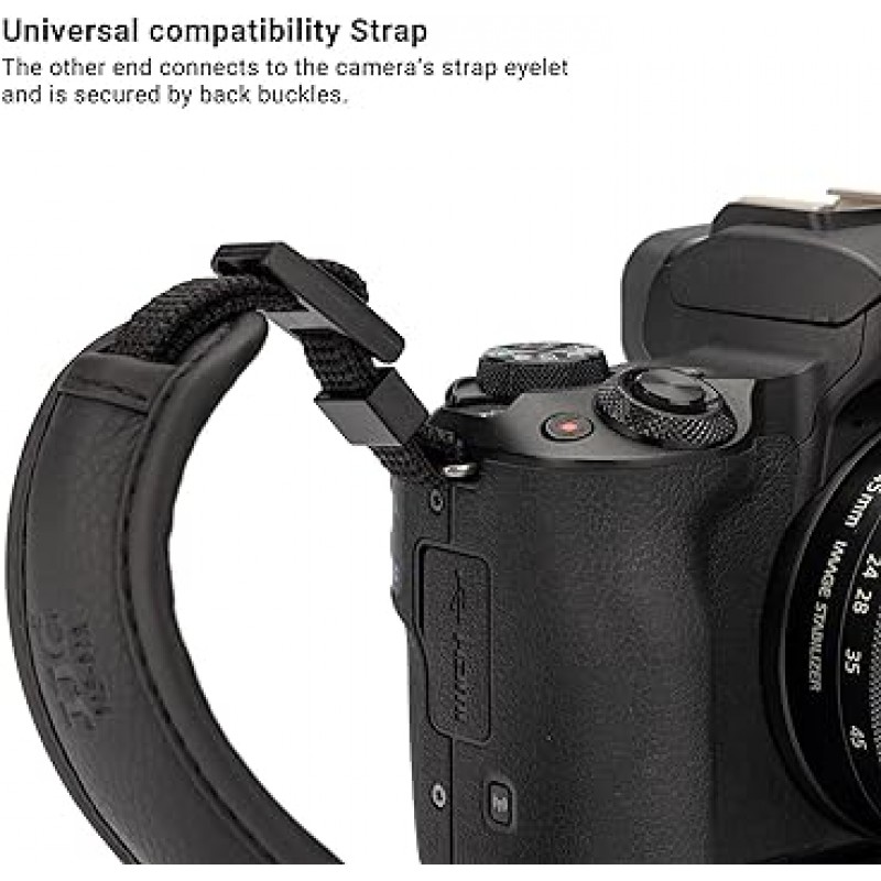 JJC 카메라 손잡이 스트랩 Canon EOS R8 R50 R5 R6 R RP M6 M50 Mark II 90D 80D 77D 반란군 T8i T7i T6s T6i T7 T6 T5 T4i T3i T3 T2i SL3 SL2 SL1 XS 4000D PowerShot SX70 SX60 SX540 SX530 HS SX420 SX4 1 0G3X