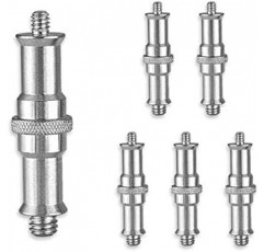 HAMILO 나사 어댑터, 마개, 카메라, 사진, 조명, 삼각대, 헤드 및 액세서리 슈 수(6개 세트)