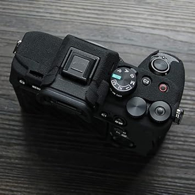 Koowl 호환 Sony A7M4 ILCE-7M4 α7M4 카메라 커버, 실리콘 케이스, 실리콘 커버, 카메라 케이스, 슈팅 케이스, 라이너 케이스, 카메라 홀더, Koowl 제작, 우아한 외관, 초박형, 우수한 품질, 높은 충격 방지, 내마모성(검은색) )