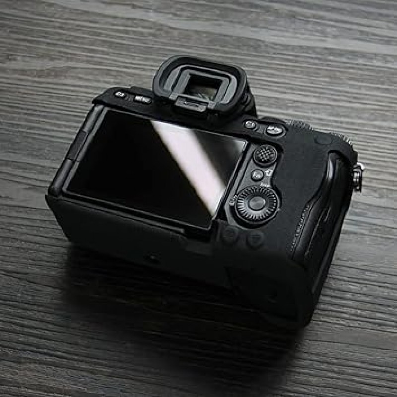 Koowl 호환 Sony A7M4 ILCE-7M4 α7M4 카메라 커버, 실리콘 케이스, 실리콘 커버, 카메라 케이스, 슈팅 케이스, 라이너 케이스, 카메라 홀더, Koowl 제작, 우아한 외관, 초박형, 우수한 품질, 높은 충격 방지, 내마모성(검은색) )