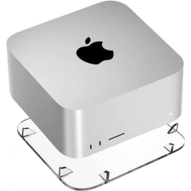 CaSZLUTION 아크릴 데스크탑 스탠드 Mac Studio 스탠드 홀더 Mac Studio 및 Mac Mini 지원