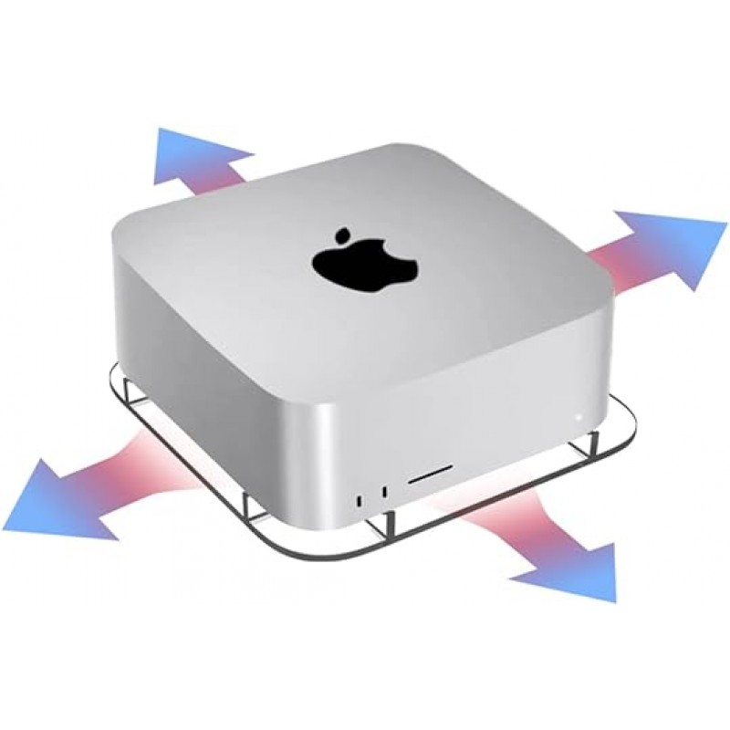 CaSZLUTION 아크릴 데스크탑 스탠드 Mac Studio 스탠드 홀더 Mac Studio 및 Mac Mini 지원