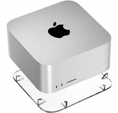 CaSZLUTION 아크릴 데스크탑 스탠드 Mac Studio 스탠드 홀더 Mac Studio 및 Mac Mini 지원