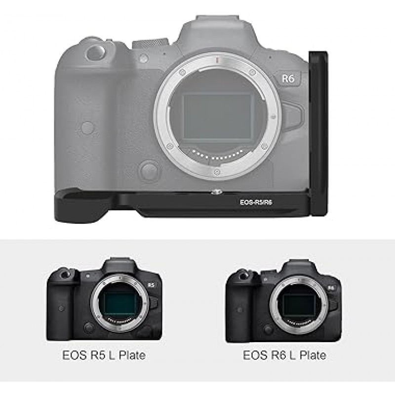 EOS R5 R6 L 필름용 플레이트 손잡이 EOS R5 R6 EOS R5 R6용 퀵 릴리스 L 플레이트 브래킷 홀더
