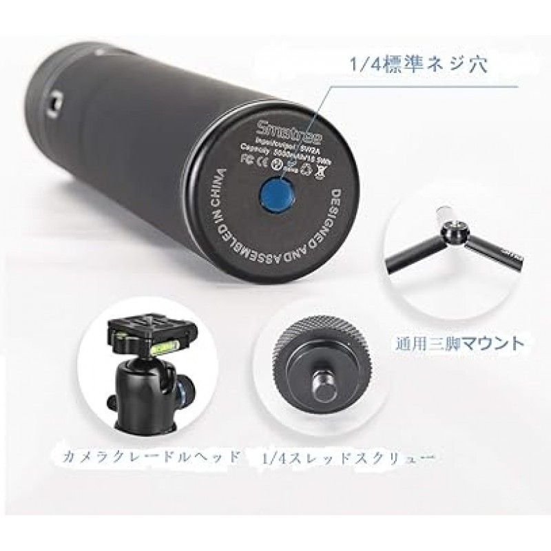 Smatree Dji Osmo Pocket 2/1 충전기 충전대 Dji용 휴대용 스마트폰 홀더 Osmo Pocket DJI Pocket 2 충전대 스마트폰과 Osmo Pocket을 동시에 사용하여 2회 충전 지원