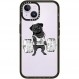 CASETiFY 임팩트 아이폰 14 케이스 [MIL 표준 준수(4x MIL-STD-810G)/2.5m 높이에서 투명 낙하 테스트] - 블랙 퍼그 리프트 - 글로시 블랙
