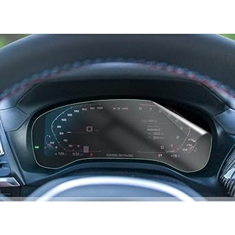 HUAHAO BMW X3 G01 2022 새 모델 BMW X4 G02 미터 12.3 인치 BMW X3 LCD 미터 보호 필름 미터 패널 필름 나노 2피스 초음파 연마 기술 얼룩 방지 4H 스크래치 방지 쉬운 설치 새로운 BMW X4 액세서리 부품