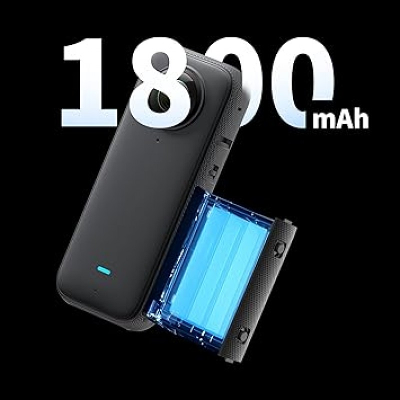 Powerextra Insta360 ONE X3 배터리 충전기 세트 배터리, 2*1800mAh 카메라 호환 배터리 360 Insta360 ONE X3 카메라용 X3 배터리 팩 배터리 충전기 보관함 고속 충전기(Insta360 ONE X3 배터리 2개 + 충전기)