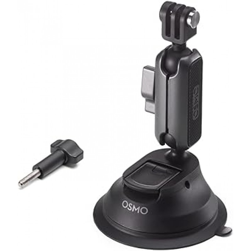 DJI 오즈모 Action 흡착컵 마운트, 호환 가능: 오즈모 Action, DJI Action 2, 오즈모 Action 3, 오즈모 Action 4
