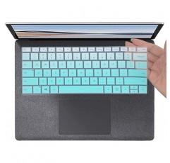 Microsoft Surface Laptop 5/Laptop 4 13.5인치 15인치 2022-2021 Surface Laptop Studio용 키보드 커버 - 14.4인치 Surface Laptop 액세서리 키보드 보호기(Surface Laptop 3과 호환되지 않음) - MintGreen