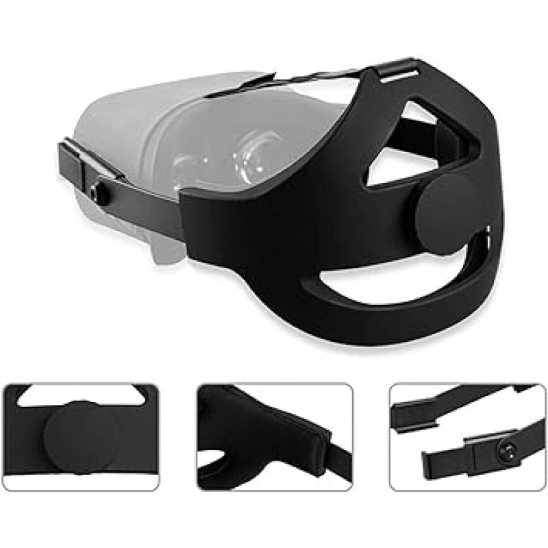 LICIFIT VR 헤드밴드 호환 Oculus Quest 헬멧 헤드 스탠드 고정 홀더 액세서리