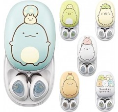 Tama Electronics Industries Sumikko Gurashi SX-BS69W-TO 완전 무선 이어폰, Lizard, 마이크 포함 Bluetooth 5.0, 통화, 음악 재생 최대 5시간, 연속 통화 3시간, 대기 시간 최대 57시간, 페어링 등록 최대 4회