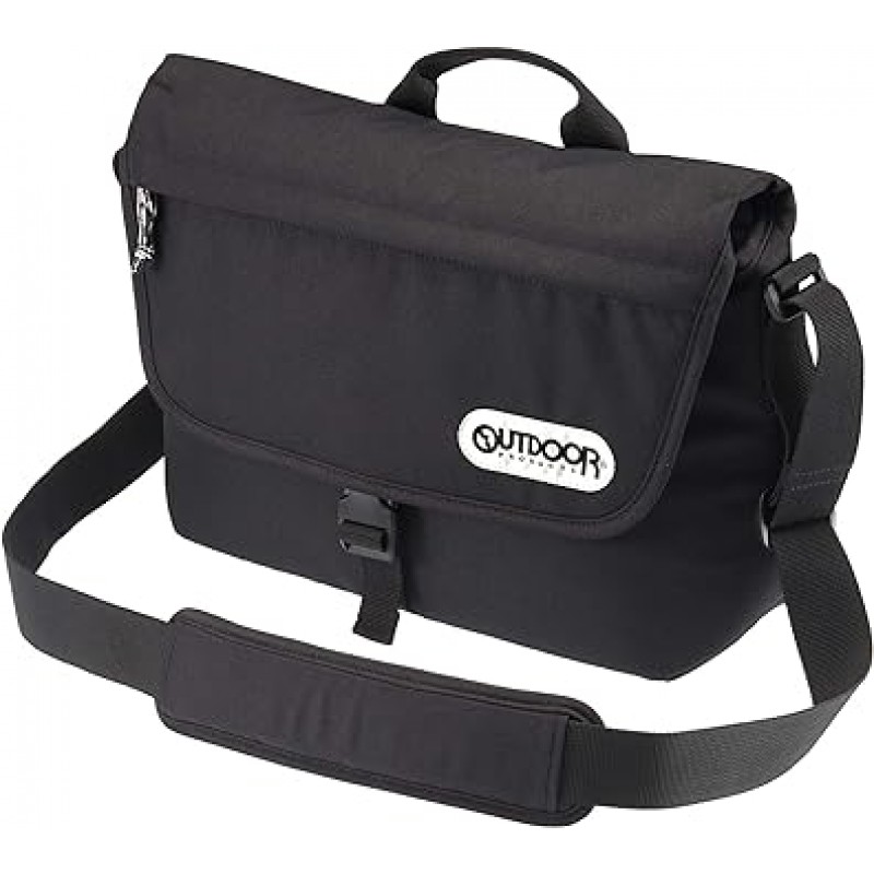 OUTDOOR PRODUCTS 2ODCSB05BK 카메라 가방, 카메라 숄더백 05, 소형 SLR 카메라용, 블랙