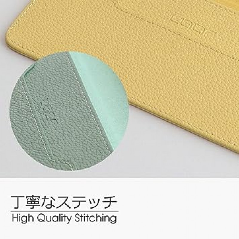 [SHARP 공식 인증] LOOF Hold Aquos Sense5G / Sense4 Lite / Sense4 Basic Easy 스마트폰 2 케이스, 노트북형, 스마트폰 케이스, 자석 없음, 카드 포켓, 벨트 홀더, 낙하 방지, 스탠드 기능, (둔한 녹색)