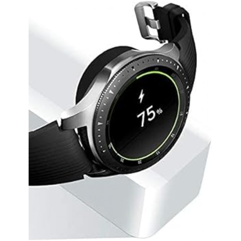 휴대용 Samsung Galaxy Watch 5 충전기 USB 여행 무선 무선 충전기 키체인 Samsung Galaxy Watch 5 Pro Watch 4 Classic Watch 3 Active & Active 2 액세서리 (블랙)