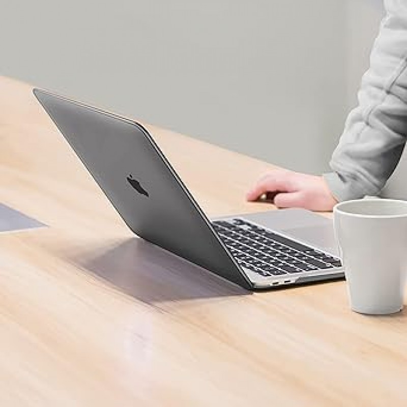YOFITAR Macbook Pro 13인치 케이스와 호환 가능, A2338 / A2289 / A2251 / A2159 / A1989 / A1708 / A1706, 2022-2016 모델, M1/M2 칩, 일본어 키보드 커버, 투명 케이스, 보호 케이스, 하드 케이스, 전체 보호, 먼지 방지, 미끄럼 방지, MacBook 액세서리, 클리어 블랙, Macbook Pro 13)