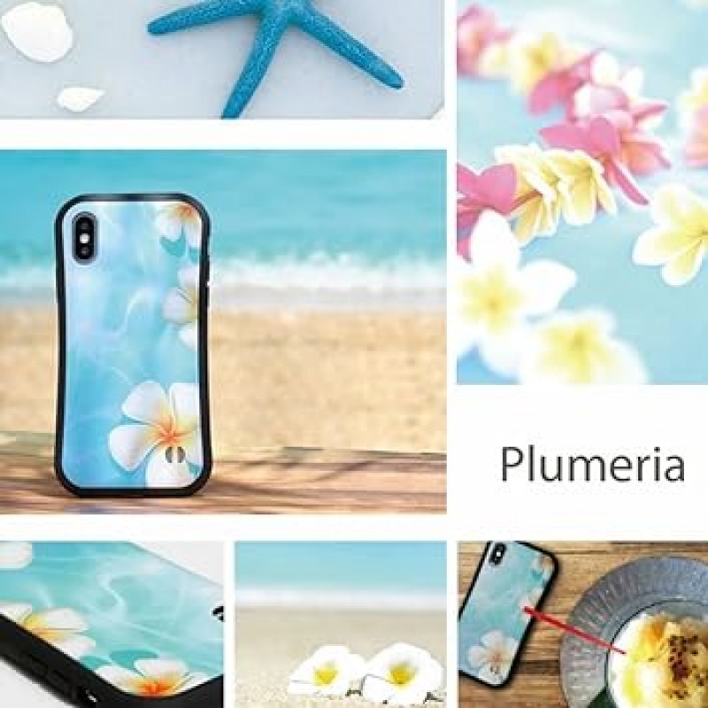 MRLab 아이폰 케이스, 플루메리아 히비스커스 충격 방지, 범퍼, iPhone 14 Pro, 플루메리아