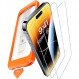TORRAS Glass Go iPhone 13/14/13 Pro용 울트라 보호 필름, 간편한 적용, 항공우주 소재, 재강화 유리, 전체 표면 보호, 기포 없음, 2차 먼지 제거, 2개 세트