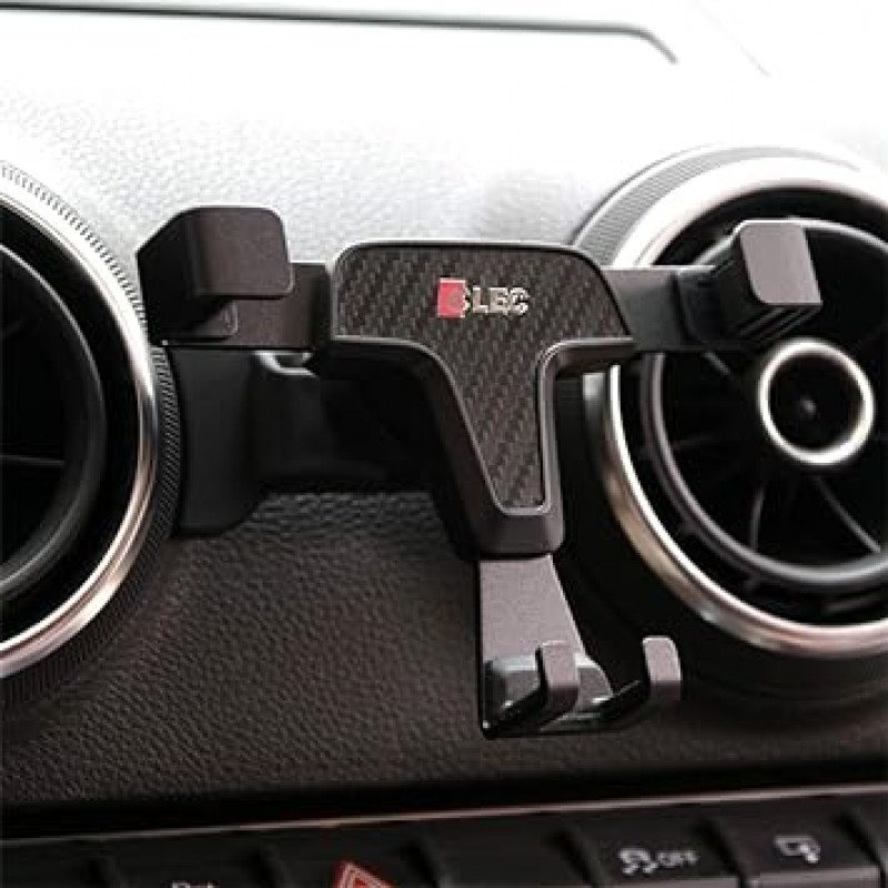 Biue Sky 자동차 홀더, 스마트폰 홀더, 휴대폰 홀더, Audi A3(3세대)용 자동차 홀더(카본 패턴)