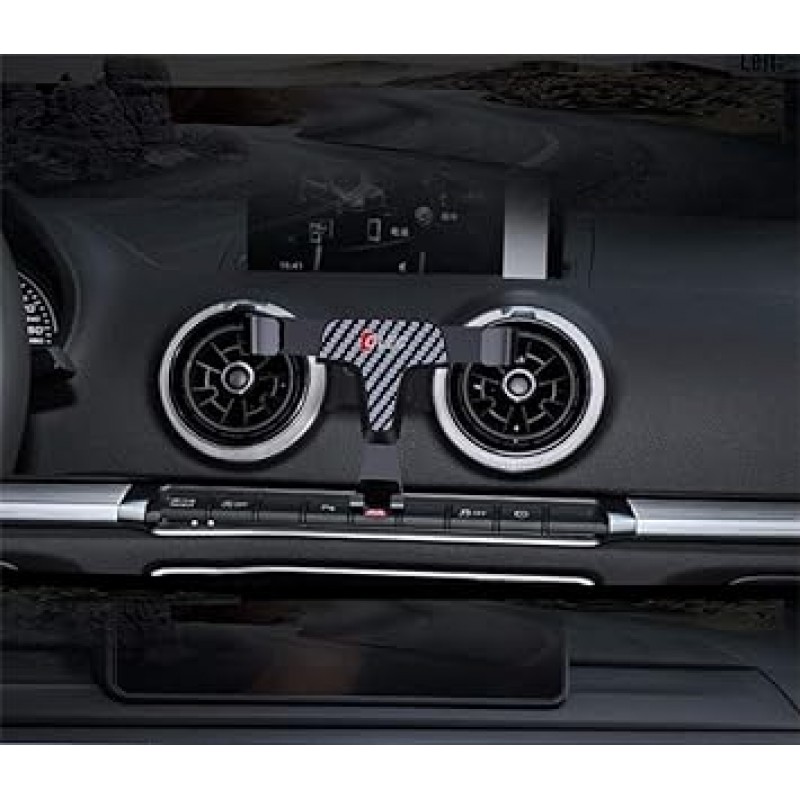Biue Sky 자동차 홀더, 스마트폰 홀더, 휴대폰 홀더, Audi A3(3세대)용 자동차 홀더(카본 패턴)