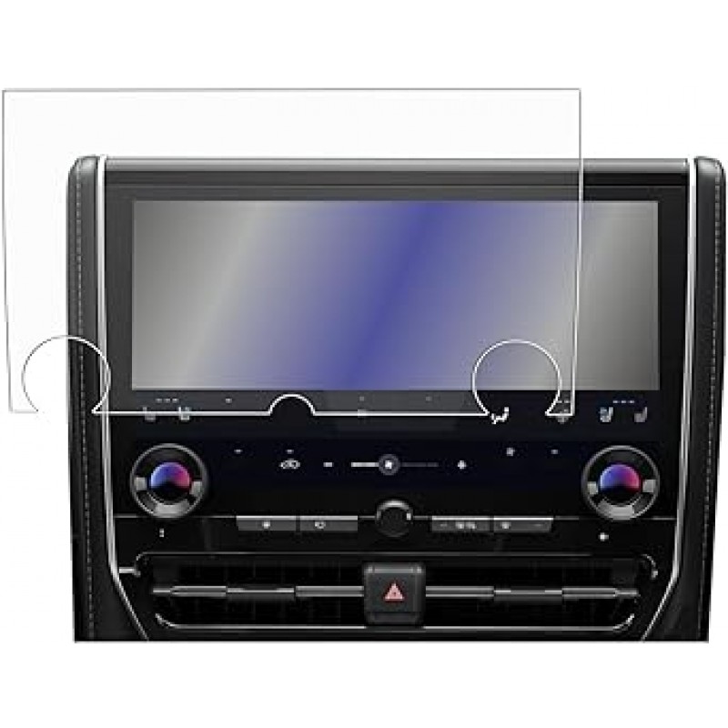 ClearView 40 시리즈 Alphard Vellfire Navi 14인치 디스플레이 오디오 고경도 9H 눈부심 방지 유형 LCD 보호 필름 눈부심 방지 9H 고경도 필름 Made in Japan