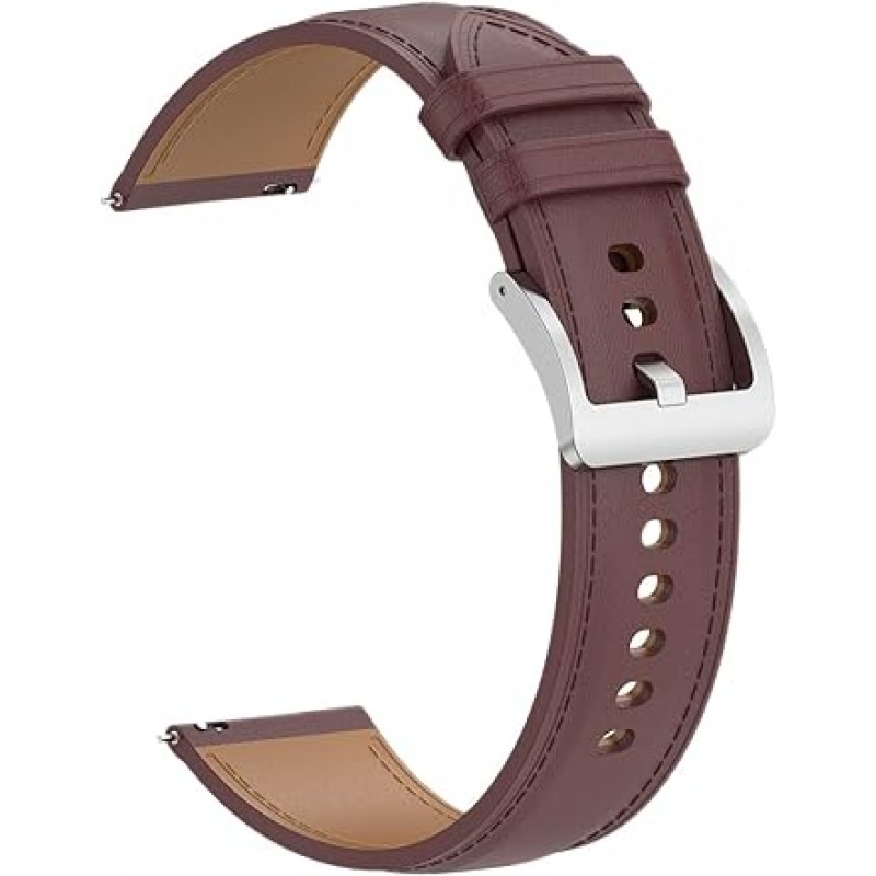 LICHIFIT Amazfit GTS3/GTS 2mini/pop pro 밴드, 0.8인치(20mm), 가죽 교체 벨트, 조절 가능한 시계 스트랩, 스마트 시계, 액세서리, Galaxy Watch, Huawei Watch, Garmin 등과 호환 가능