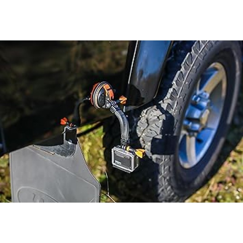 iSHOXS Xtension Neo M, 탄력 있고 탄력 있는 TPU 재킷, 2 x 15cm 연장 장치, 구부릴 수 있는 안정적인 알루미늄 코어