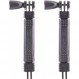 iSHOXS Xtension Neo M, 탄력 있고 탄력 있는 TPU 재킷, 2 x 15cm 연장 장치, 구부릴 수 있는 안정적인 알루미늄 코어