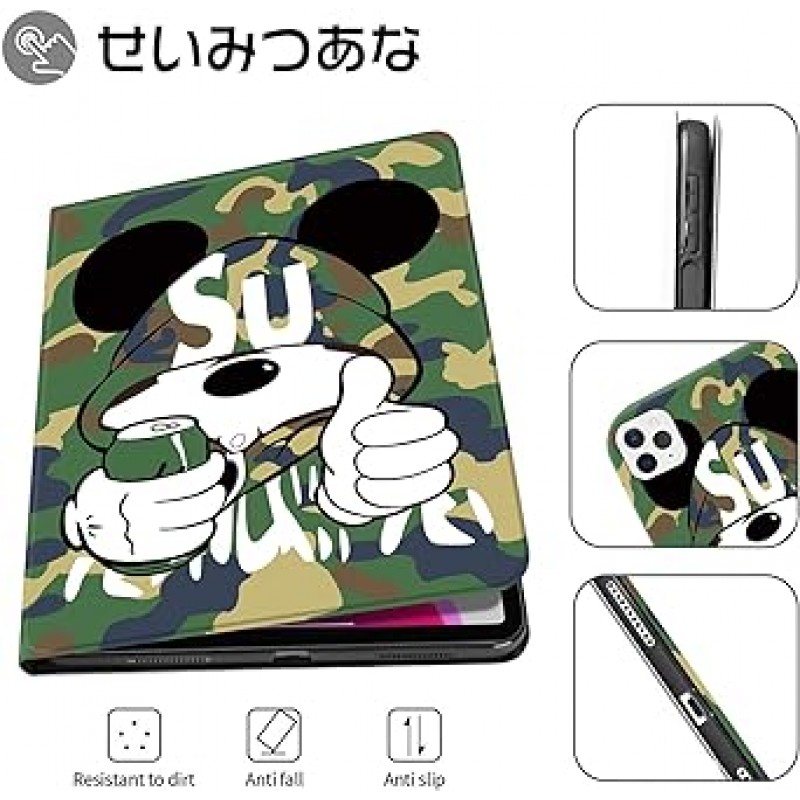 iPad Pro 11인치용 DK-그린 케이스 2022 / 2021 / 2020 4세대, 3세대, 2세대, iPad Pro 11 케이스, Apple Pencil 보관함, 충격 흡수, 커버, 범용 유형, 얇고 가벼움, 긁힘 방지, 충격 방지 커버 , 자동 잠자기/깨우기 기능, 각도 조절 가능, 접이식 스탠드, 세련되고 귀여운, iPad Pro 11인치 케이스