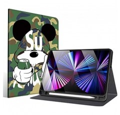iPad Pro 11인치용 DK-그린 케이스 2022 / 2021 / 2020 4세대, 3세대, 2세대, iPad Pro 11 케이스, Apple Pencil 보관함, 충격 흡수, 커버, 범용 유형, 얇고 가벼움, 긁힘 방지, 충격 방지 커버 , 자동 잠자기/깨우기 기능, 각도 조절 가능, 접이식 스탠드, 세련되고 귀여운, iPad Pro 11인치 케이스