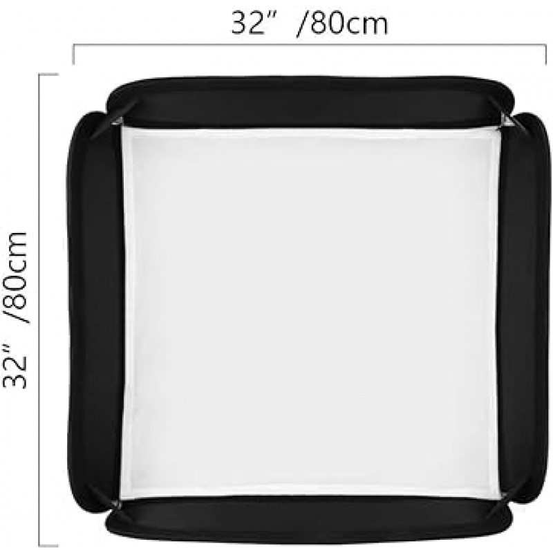GODOX80x80cm 소프트박스 가방 키트, 카메라 스튜디오 플래시용 BOWENS Elinchrom 마운트에 적합(USGM-8080)