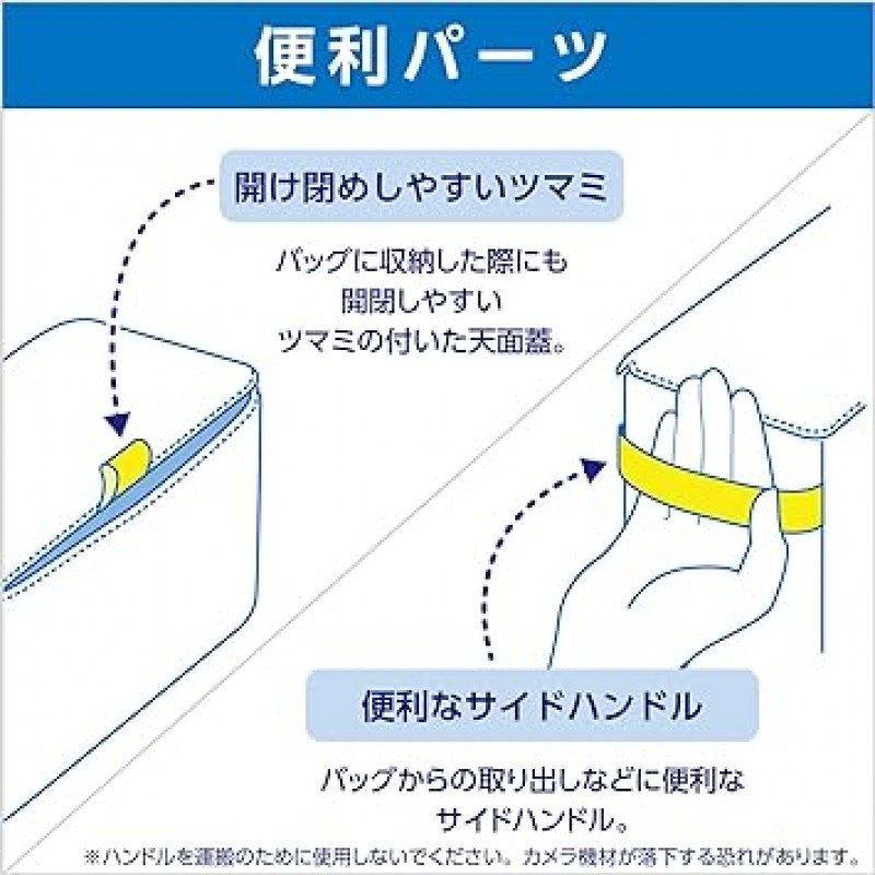 Hakuba 2KCS-40-500BK 카메라 케이스, 내부 소프트박스 02 500, 조절 가능한 칸막이, 측면 손잡이 및 탈착식 뚜껑, 검정색