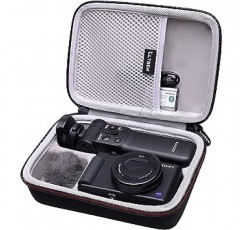 LTGEM의 Sony ZV-1 카메라 용 하드 케이스 Vlogger 액세서리 키트 삼각대와 마이크에 적합 - 여행 보호 캐리 스토리지 가방