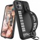 DIESEL FW20 아이폰 12 미니 케이스, 5.4인치, 스마트폰 스탠드, 핸드 스트랩, 디젤 아이폰 12 미니, 블랙