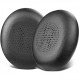 Jabra Evolve2 65(65MS 65UC USB)/Evolve2 40(40UC 40MS USB)/Elite 45h 온이어 헤드폰 교체용 패드 이어패드 이어패드 이어패드 단백질 가죽 헤드패드 - 블랙용 SOULWIT 이어 패드 이어 쿠션