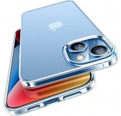 TORRAS iPhone 14/13 케이스, 지문 방지, 반투명, 황변 방지, 무광택 마감, 미군 MIL 표준, 충격 방지, 스트랩 구멍, 렌즈 보호, iPhone 14/13용 커버, Mist First Frost 시리즈, 투명