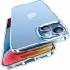 TORRAS iPhone 14/13 케이스, 지문 방지, 반투명, 황변 방지, 무광택 마감, 미군 MIL 표준, 충격 방지, 스트랩 구멍, 렌즈 보호, iPhone 14/13용 커버, Mist First Frost 시리즈, 투명